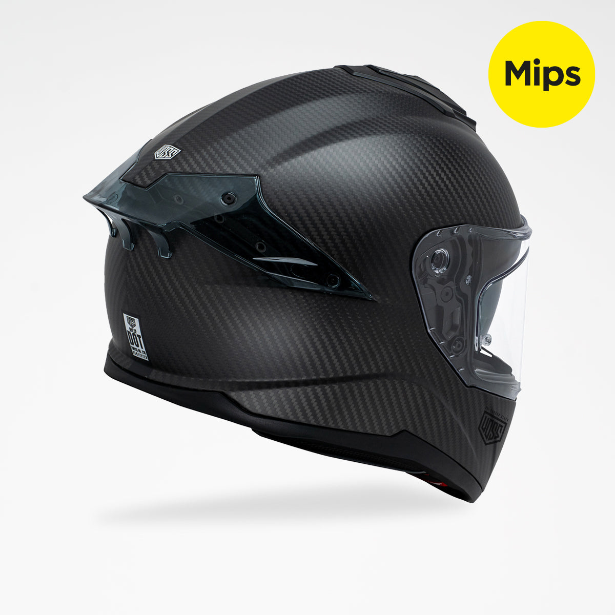 Voss 991 Matte Carbon Full Face Helmet | MIPS, Pinlock Prepared