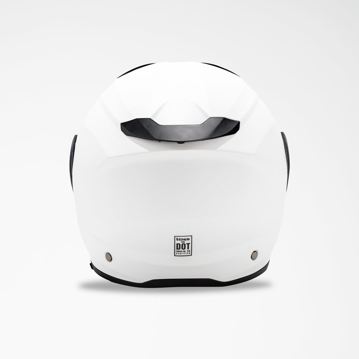 Voss 580 Conquest White Modular Helmet | Matte, Pinlock Prepared