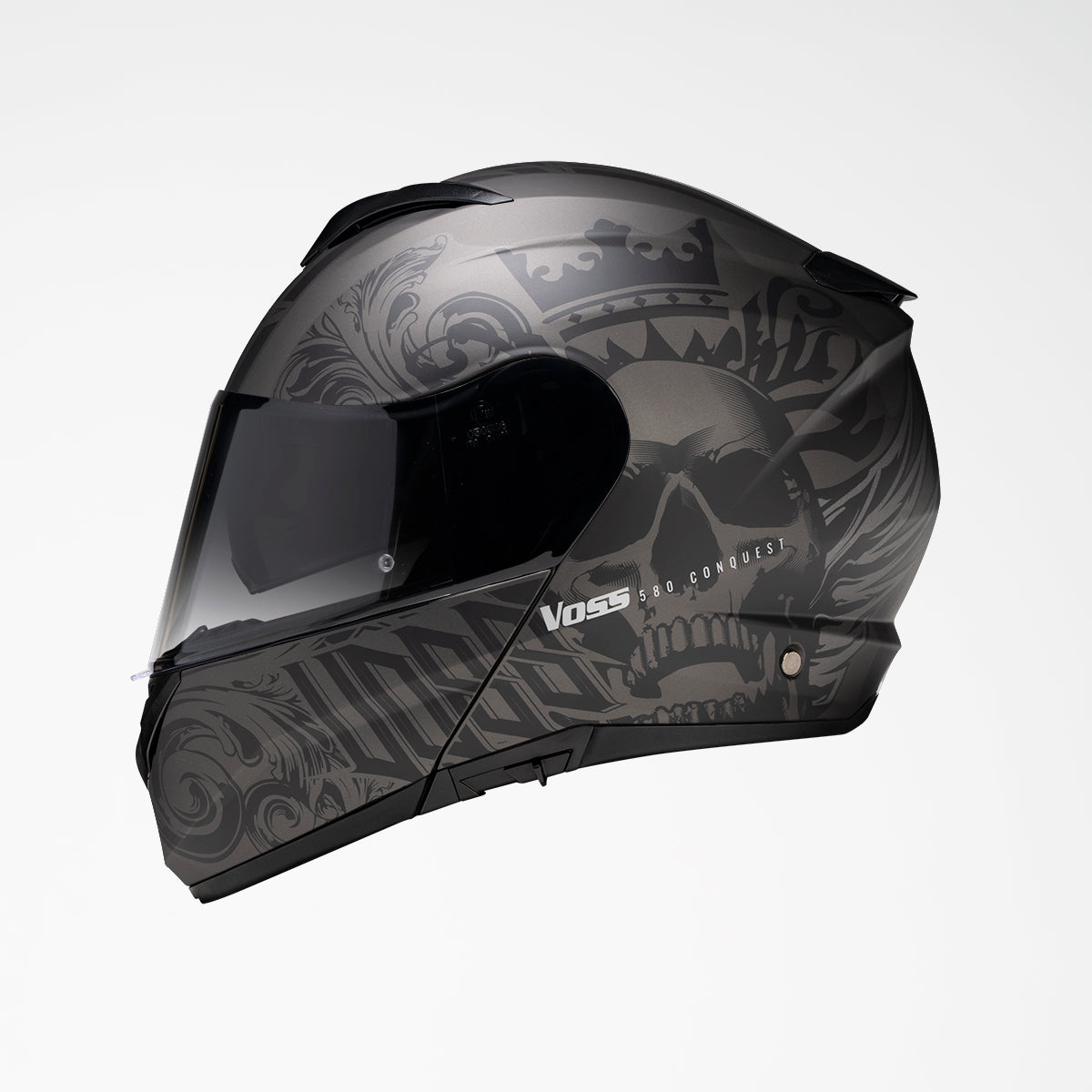 Voss 580 Conquest Apocalypse Modular Helmet | Matte, Pinlock Prepared