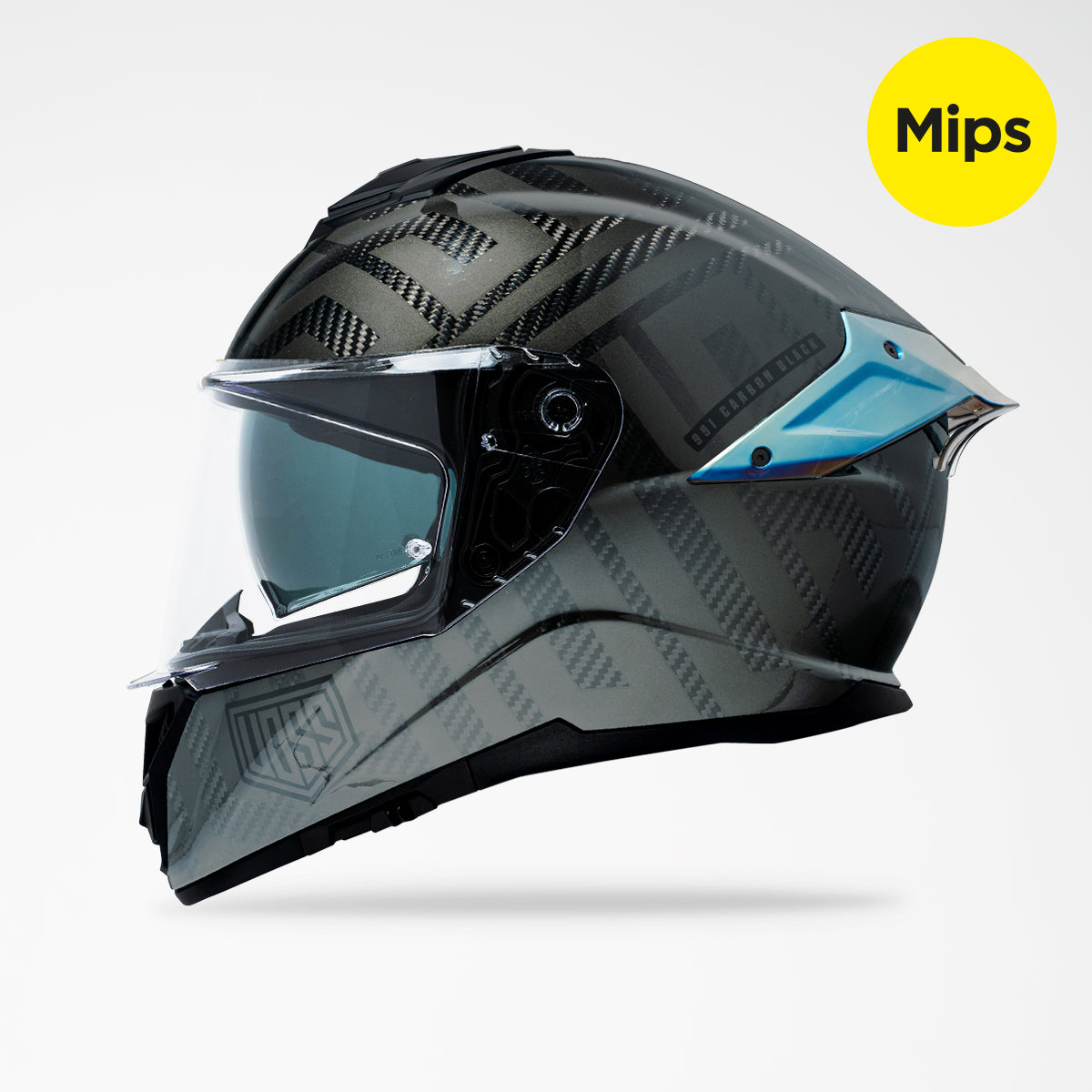 Casco Voss 991 Carbon Gloss tipo A