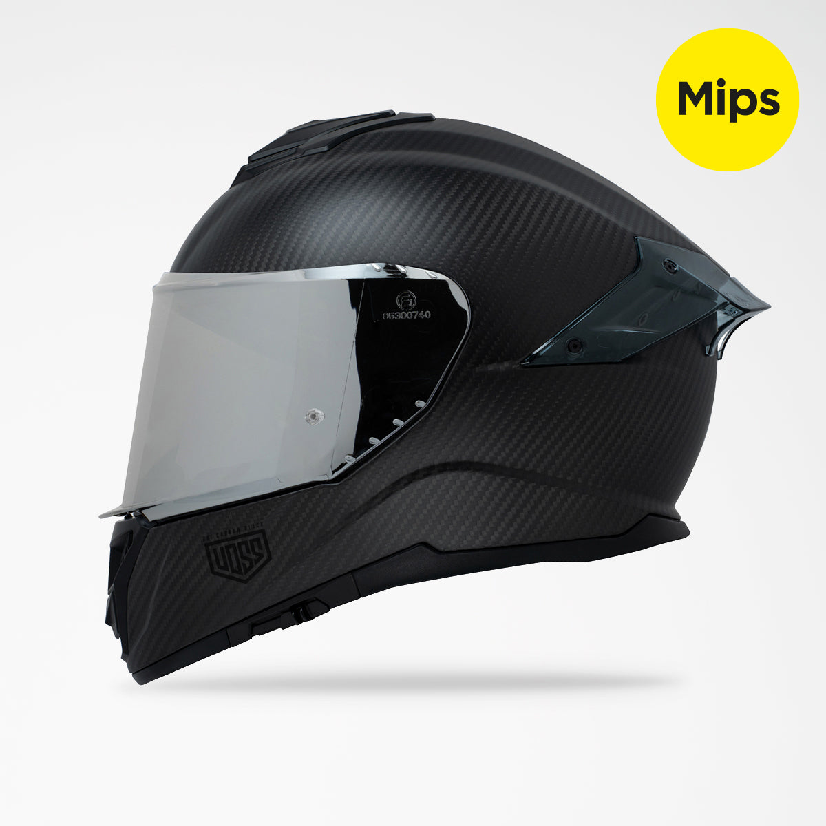 Voss 991 Matte Carbon Full Face Helmet | MIPS, Pinlock Prepared