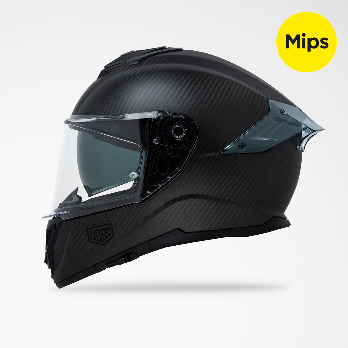 Voss 991 Matte Carbon Full Face Helmet | MIPS, Pinlock Prepared