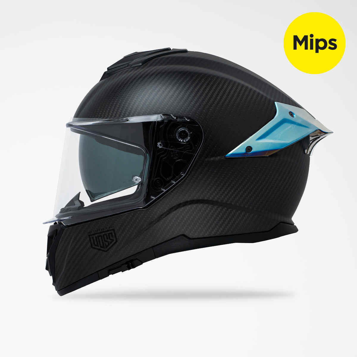 Voss 991 Matte Carbon Full Face Helmet | MIPS, Pinlock Prepared