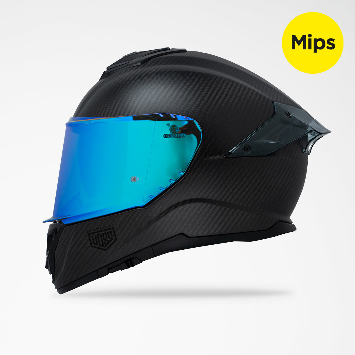 Voss 991 Matte Carbon Full Face Helmet | MIPS, Pinlock Prepared