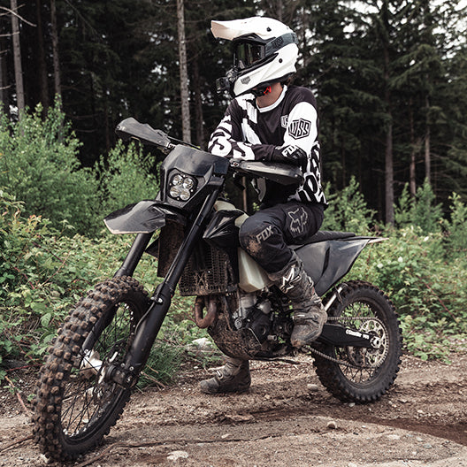 Voss 801 X1 Pro Dirt Whiteout Helmet