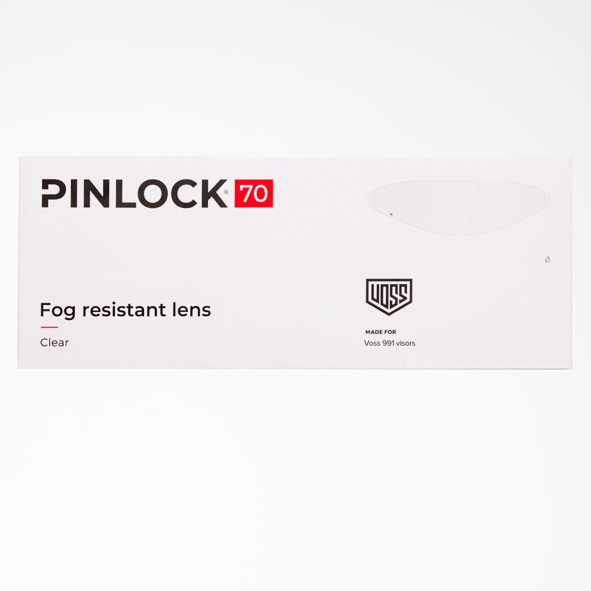 Voss 991 Pinlock 70 MaxVision Anti-Fog Lens  | Clear