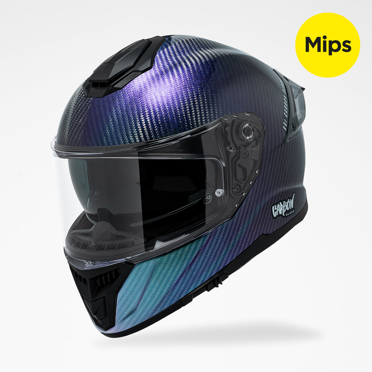 Voss 991 Stardust Carbon Fiber Full Face Helmet | MIPS, Pinlock Prepared