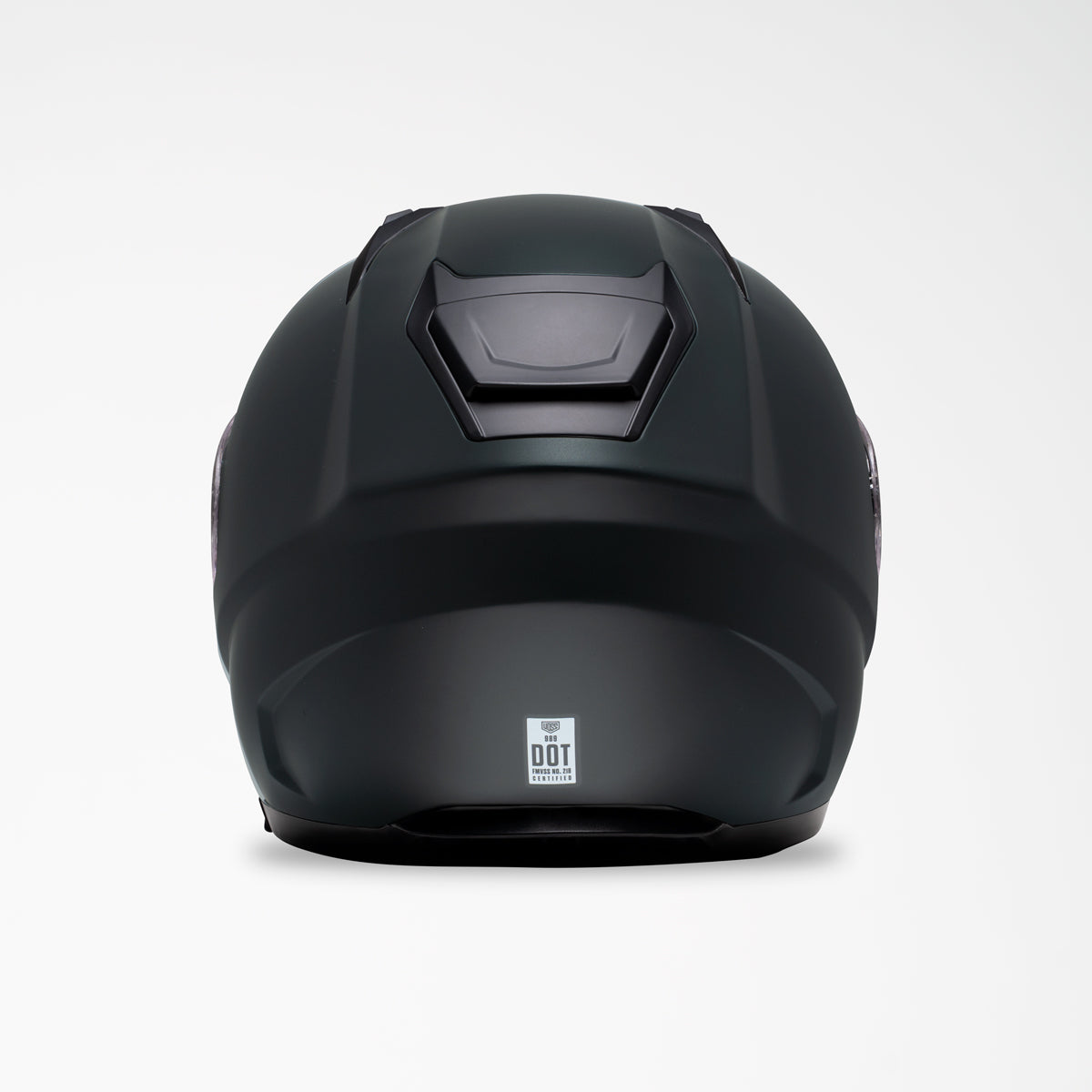 Voss 989 Moto‑V Black Full Face Helmet | Matte, Pinlock Prepared