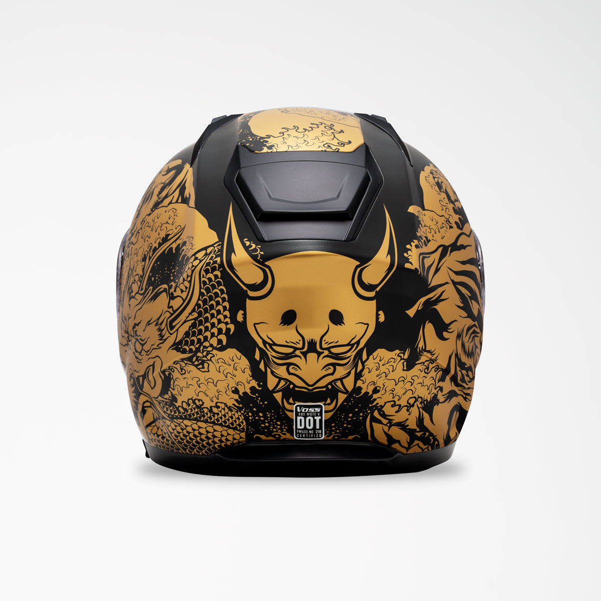 Casco Voss 989 Moto-V Gold Rei