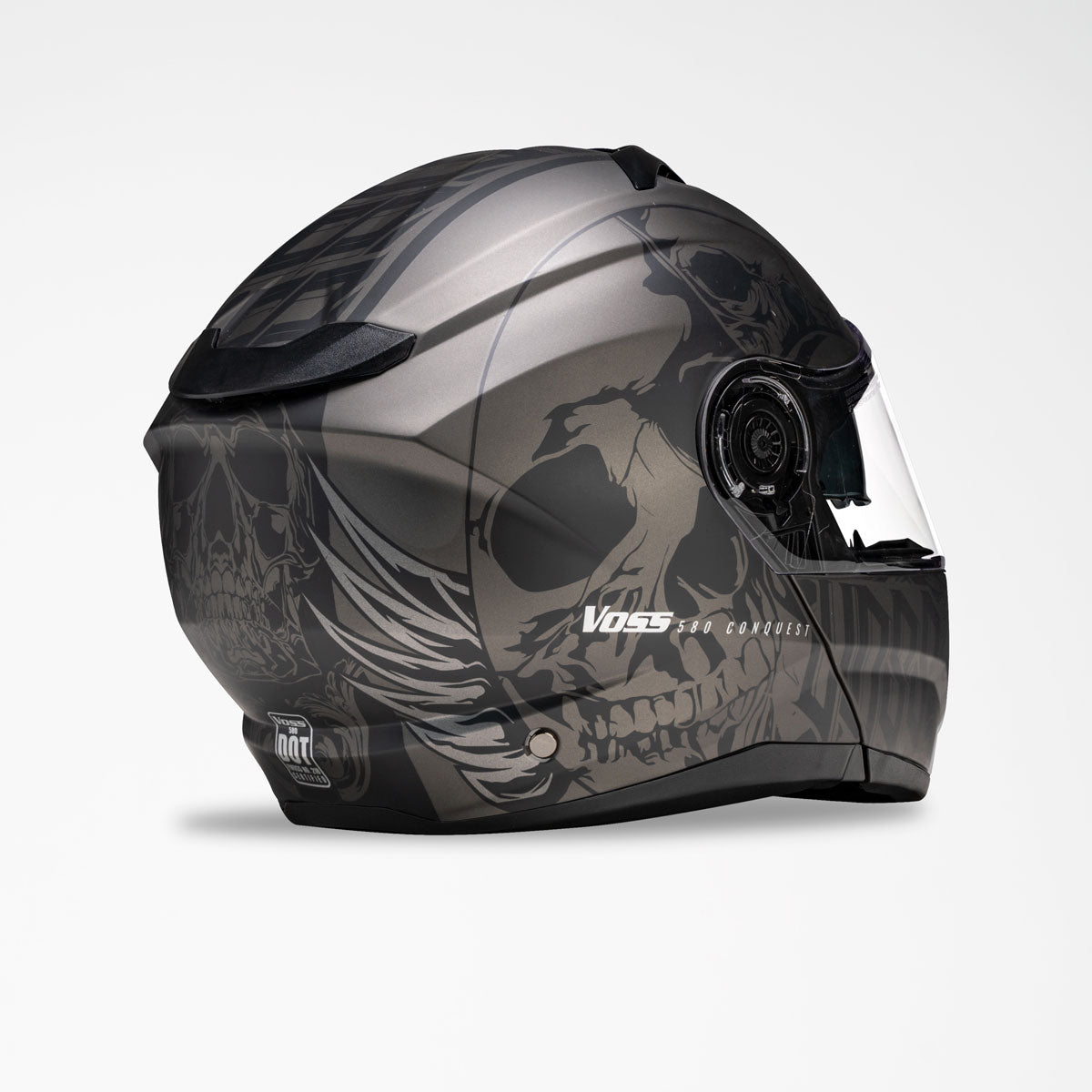 Voss 580 Conquest Apocalypse Modular Helmet | Matte, Pinlock Prepared
