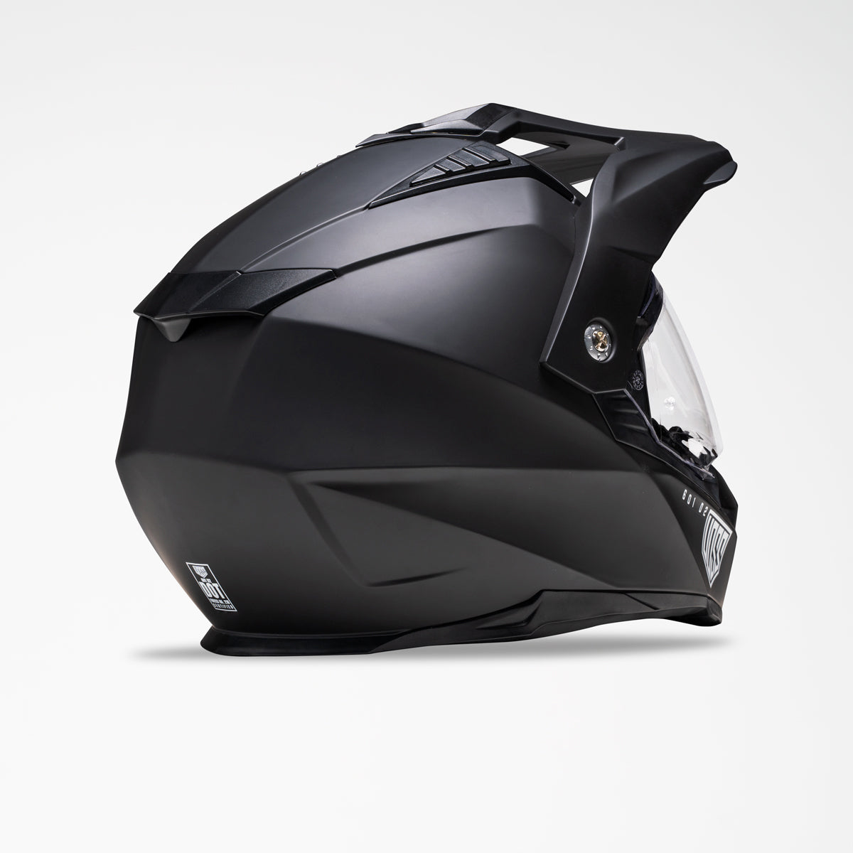 Voss 601 D2 Black Dual Sport Helmet | Matte, Pinlock Prepared