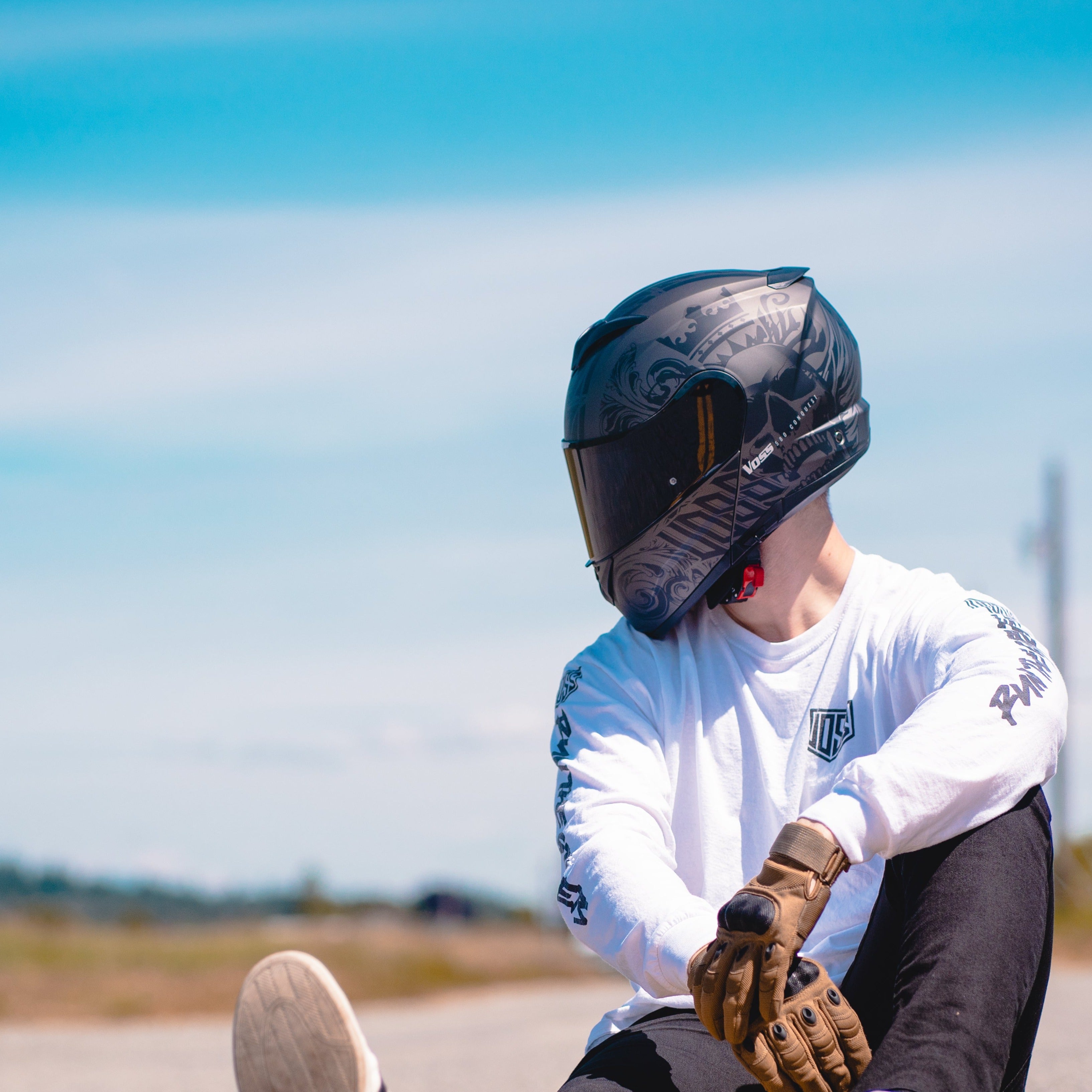 Voss 580 Conquest Apocalypse Modular Helmet | Matte, Pinlock Prepared