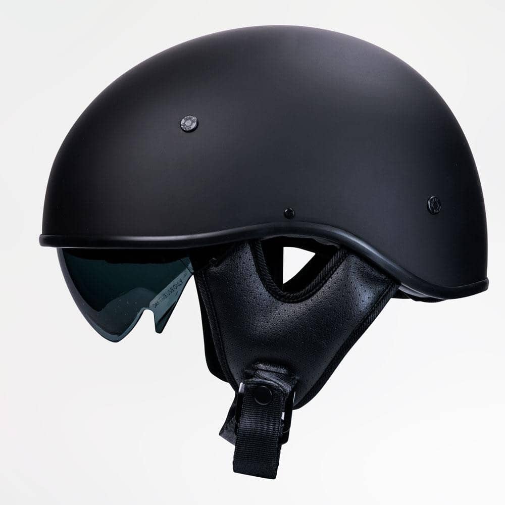 Voss 707Frp Fuschia Painted Skull Half Helmet