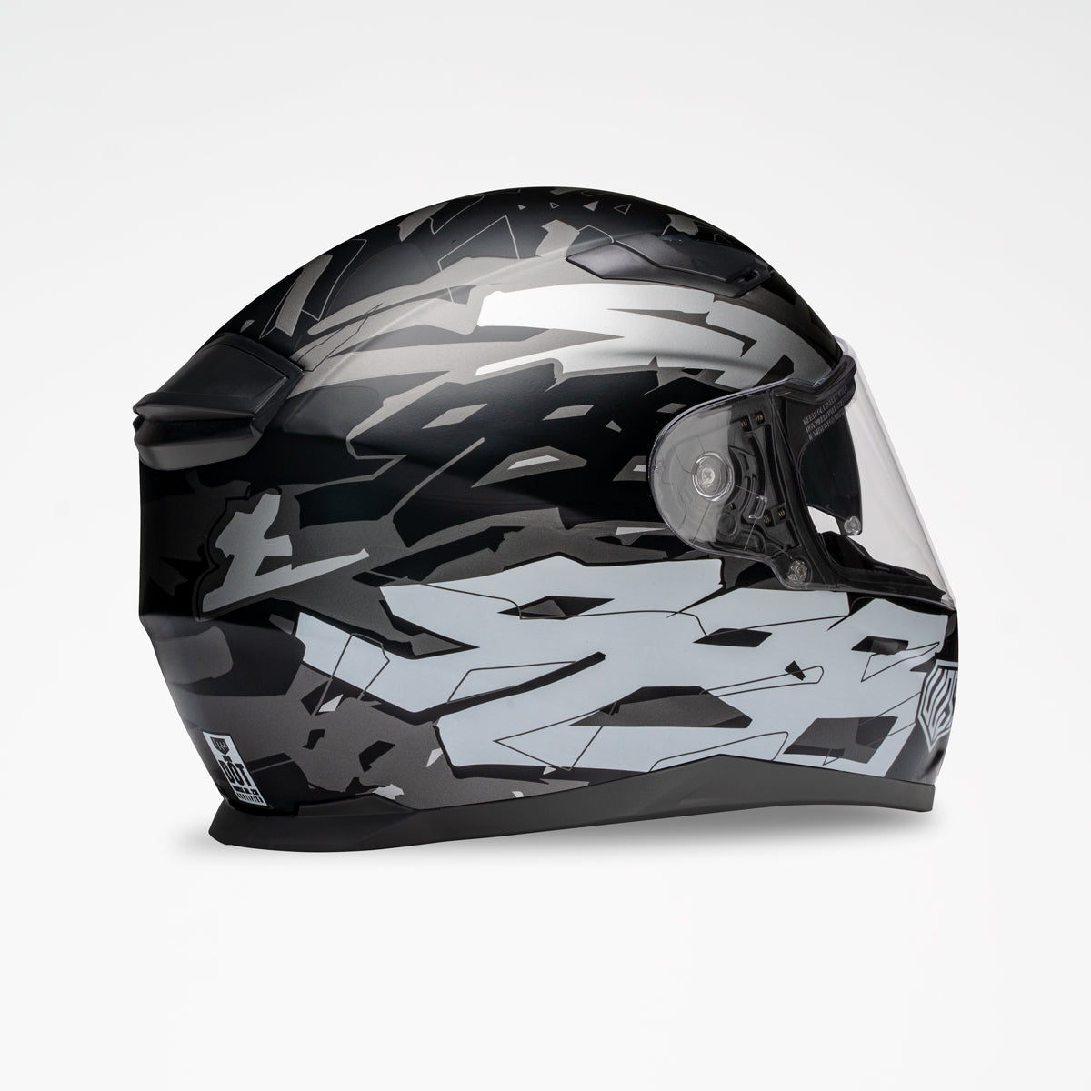 Voss 988 Moto-1 City Scaper Full Face Helmet | Matte, Pinlock Prepared