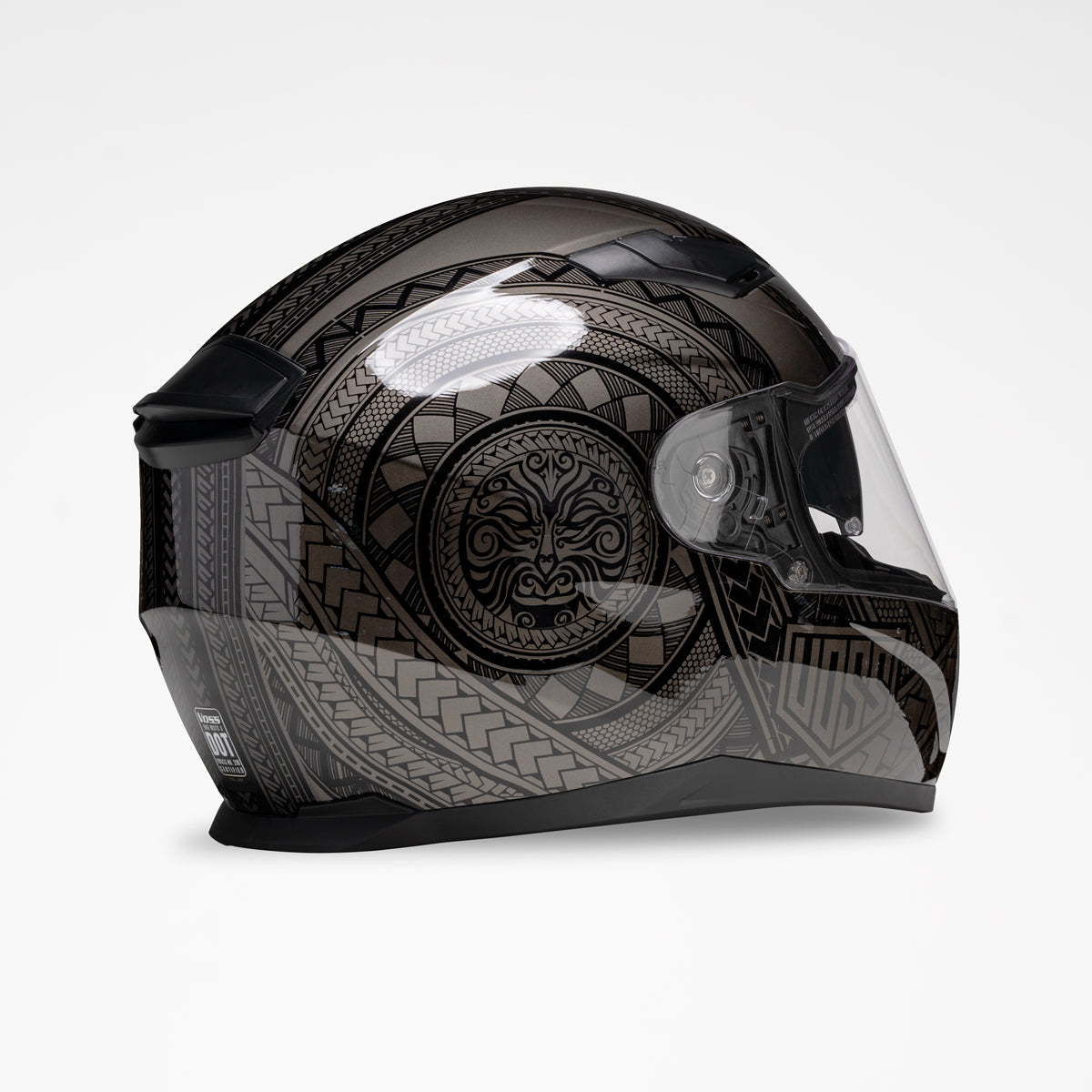 Voss 988 Moto-1 Two Tone Codex Helmet | Gloss, Pinlock Prepared
