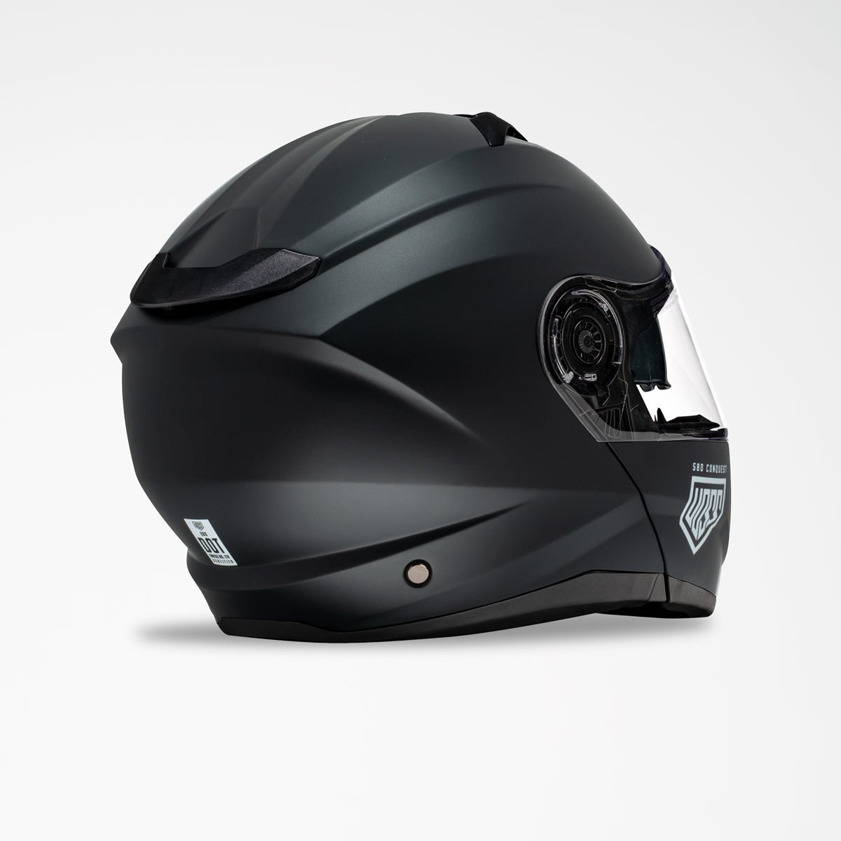 Voss 580 Conquest Matte Black Helmet