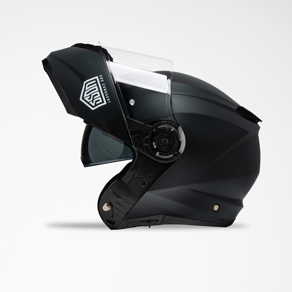 Voss 580 Conquest Matte Black Helmet