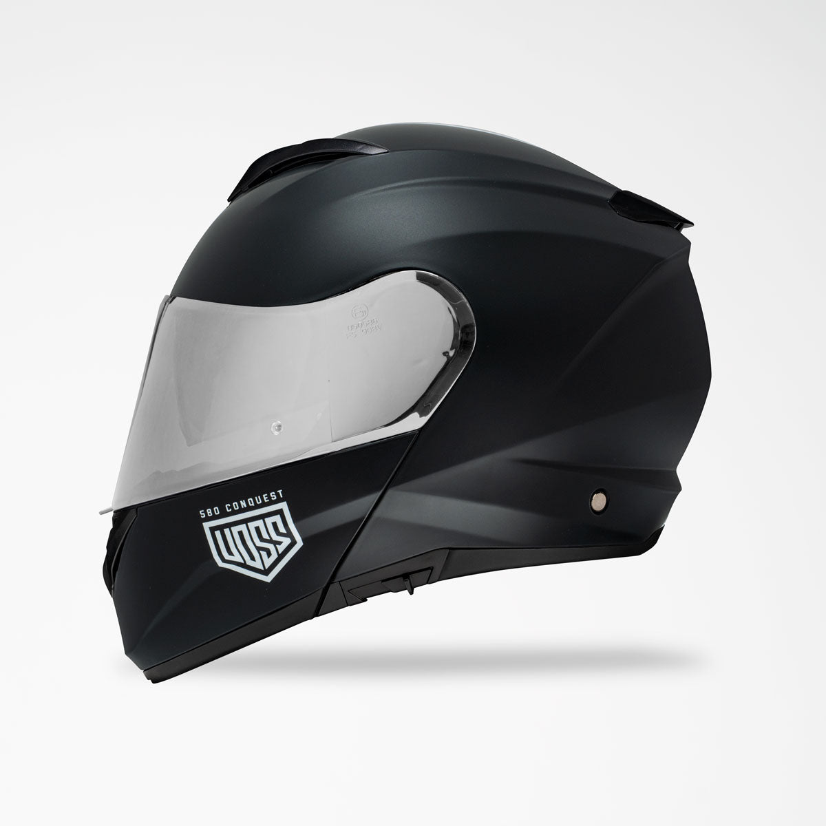 Voss 580 Conquest Matte Black Helmet