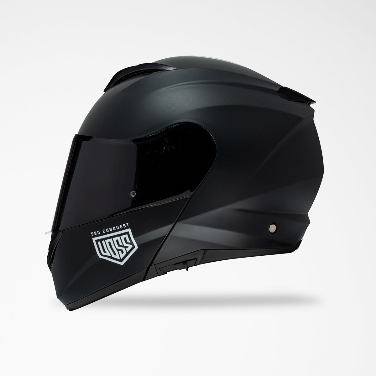 flat black motorcycle helmets Matte Black Modular Motorcycle Helmet