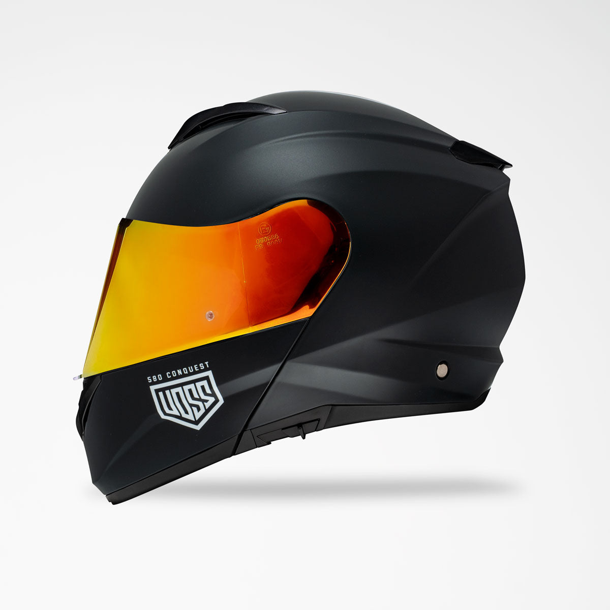 Voss 580 Conquest Matte Black Helmet