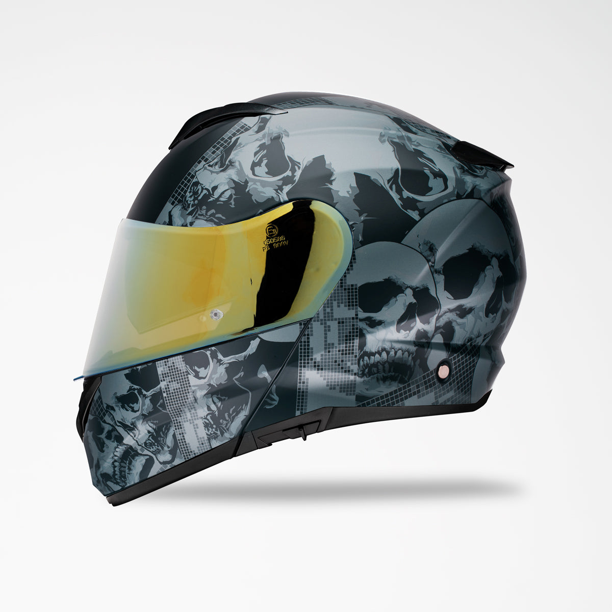 Voss 580 Conquest Boneyard Modular Helmet | Matte, Pinlock Prepared