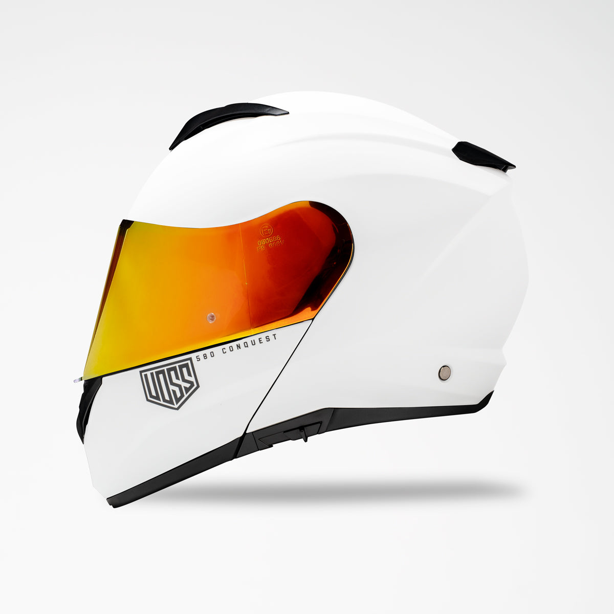 Voss 580 Conquest Matte White Helmet