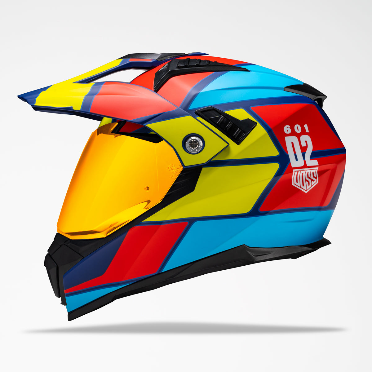 Voss 601 D2 Dual Sport Primary Block Helmet