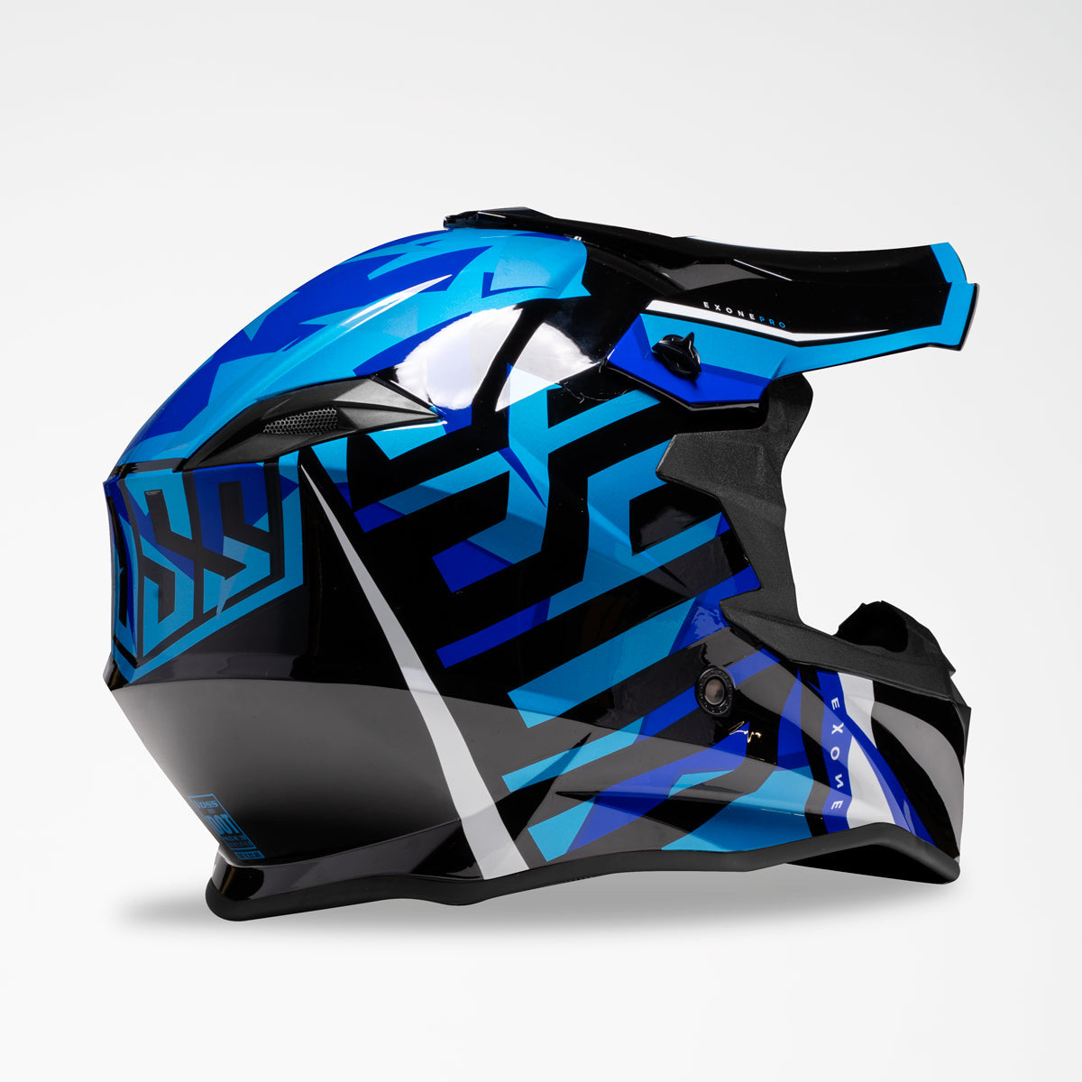 Voss 801 X1 Pro Dirt Blue Chip Helmet