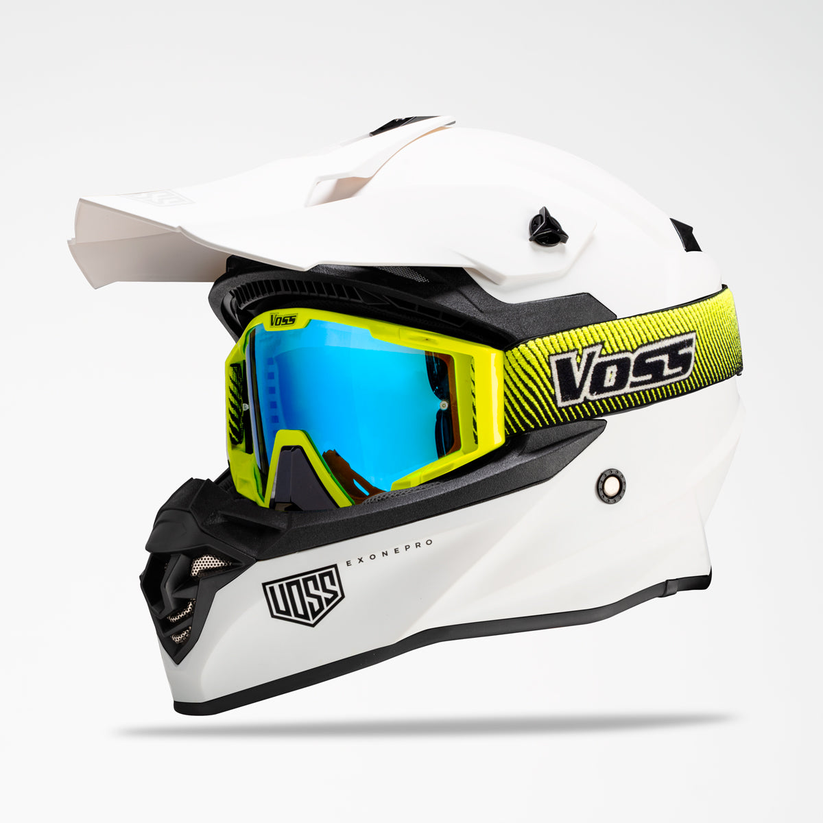 Voss 801 X1 Pro Dirt Whiteout Helmet