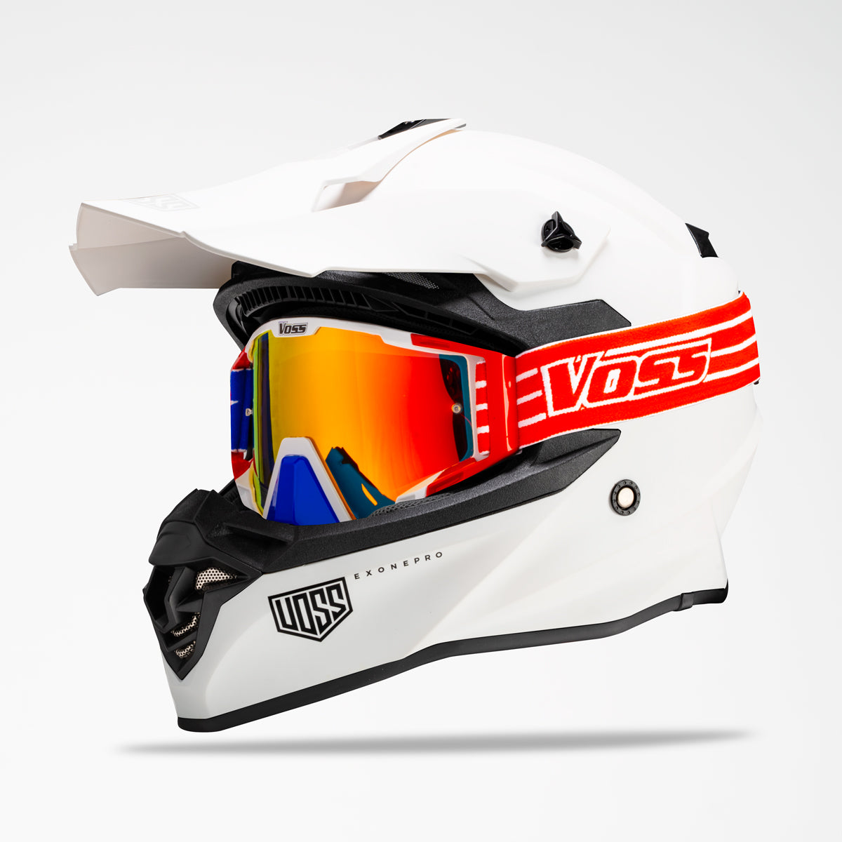Voss 801 X1 Pro Dirt Whiteout Helmet