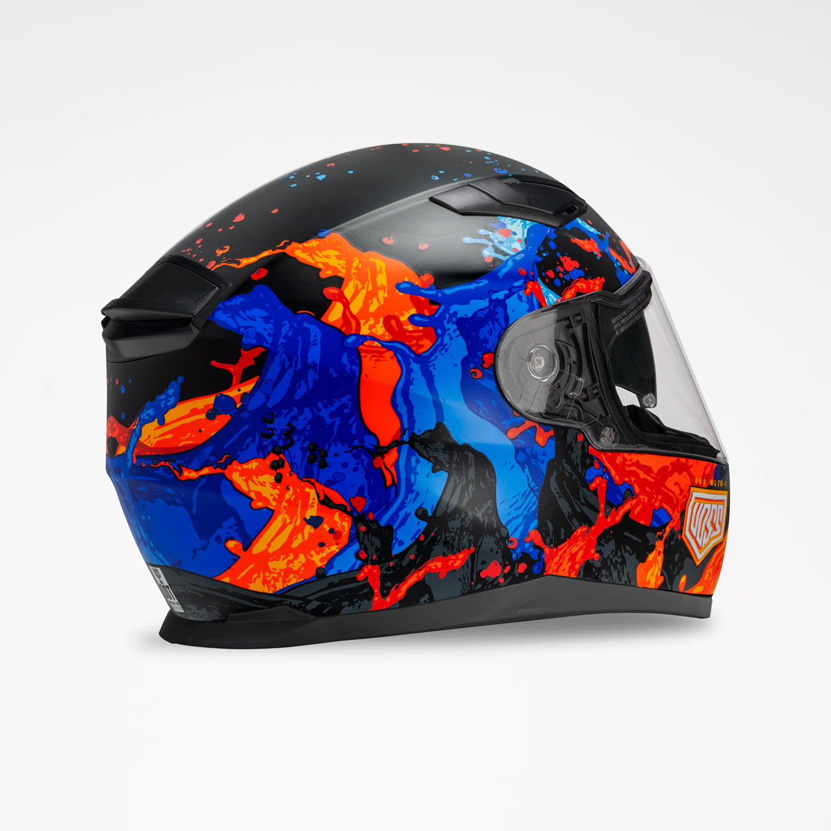 Voss 988 Moto-1 Matte Molten Helmet