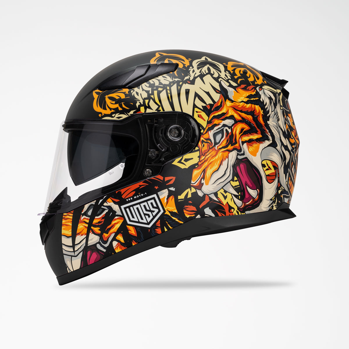 bully motorcycle helmet Voss 988 Moto-1 Le Tigre Full Face Helmet