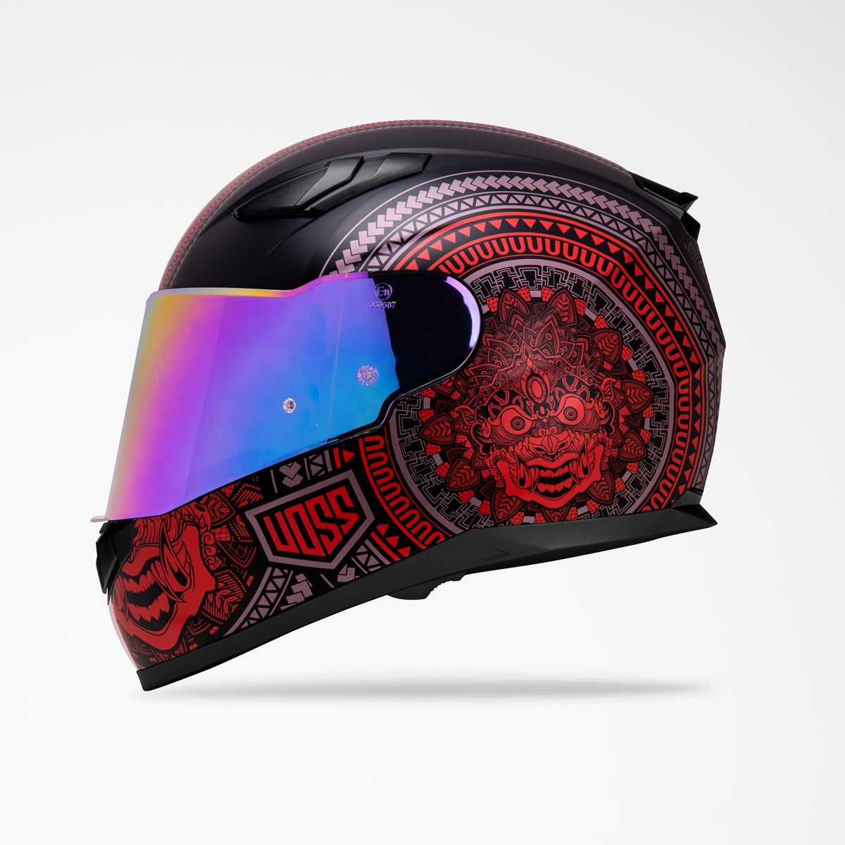 Pre-sale / Voss 988 Moto-1 Matte Red Nazca Helmet