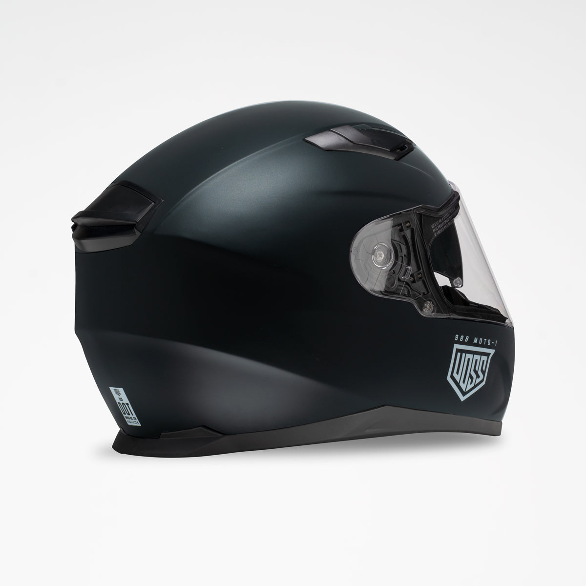 Voss 988 Moto-1 Matte Black Helmet