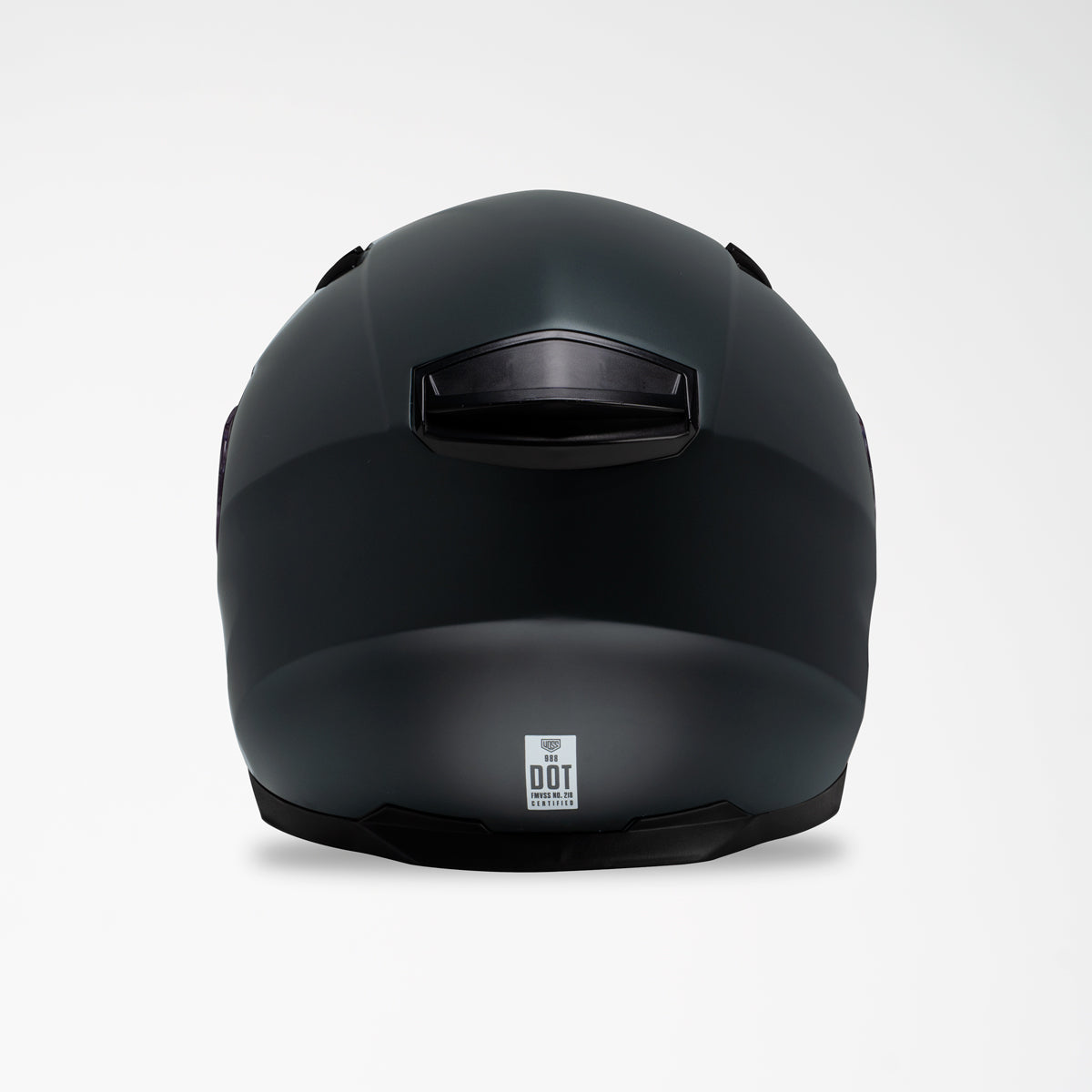Voss 988 Moto-1 Matte Black Helmet