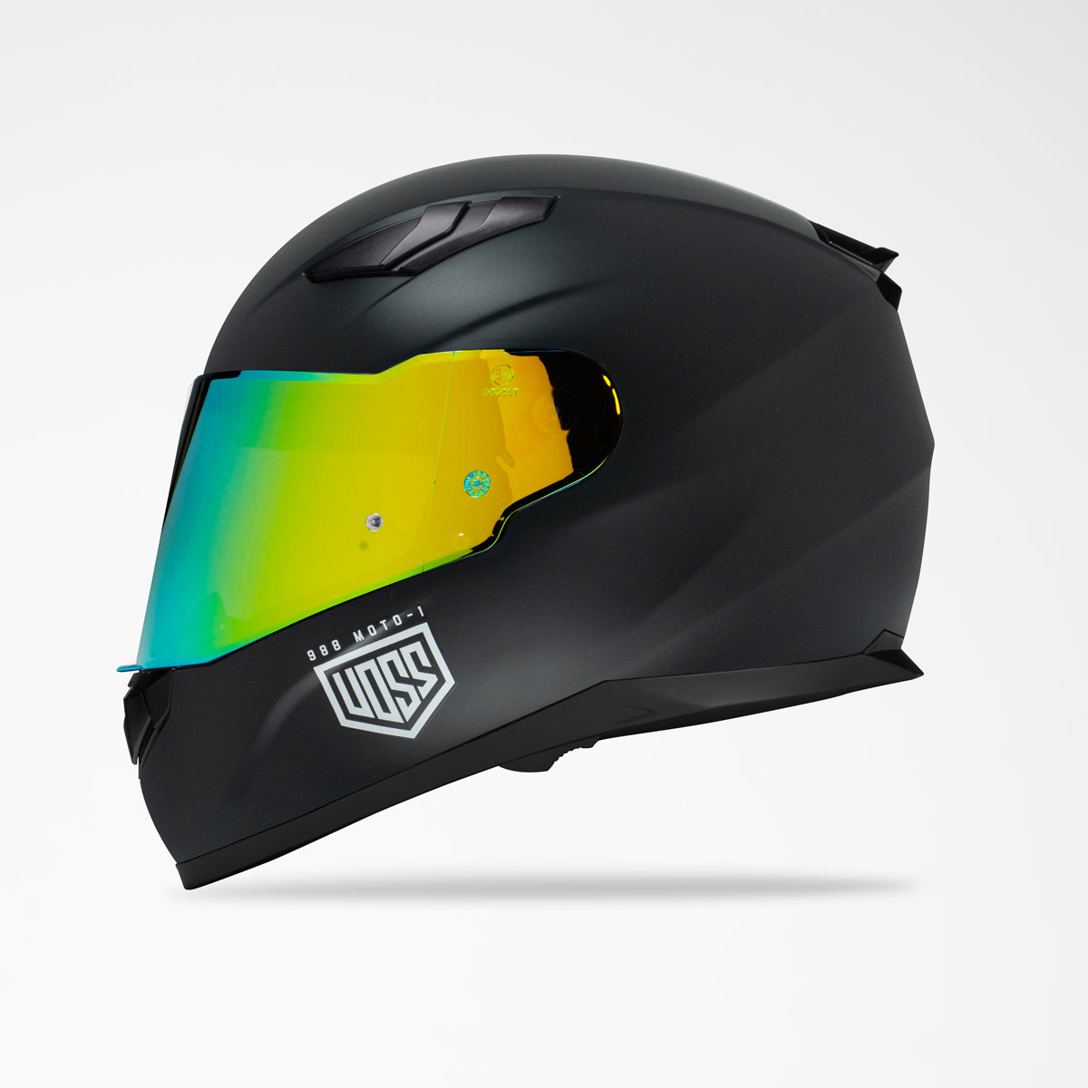 Voss 988 Moto-1 Matte Black Helmet