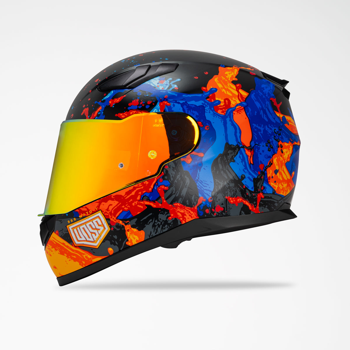Voss 988 Moto-1 Matte Molten Helmet