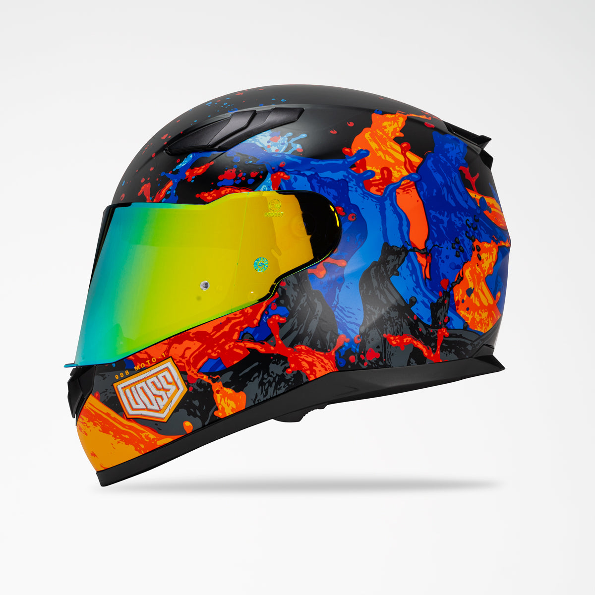 Voss 988 Moto-1 Matte Molten Helmet