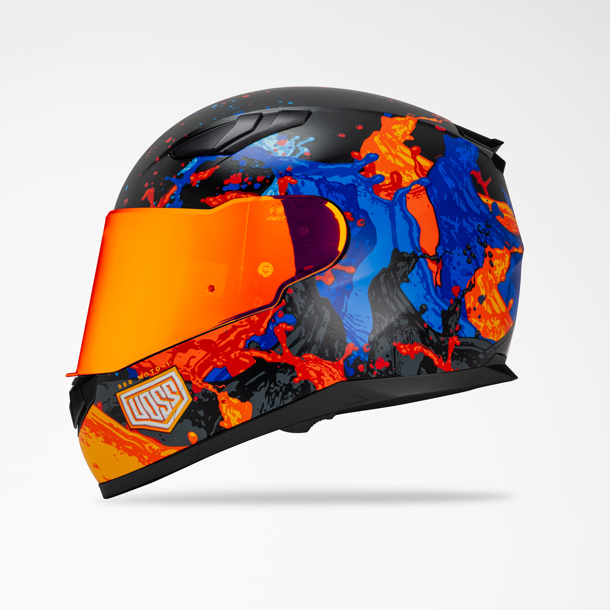Voss 988 Moto-1 Matte Molten Helmet