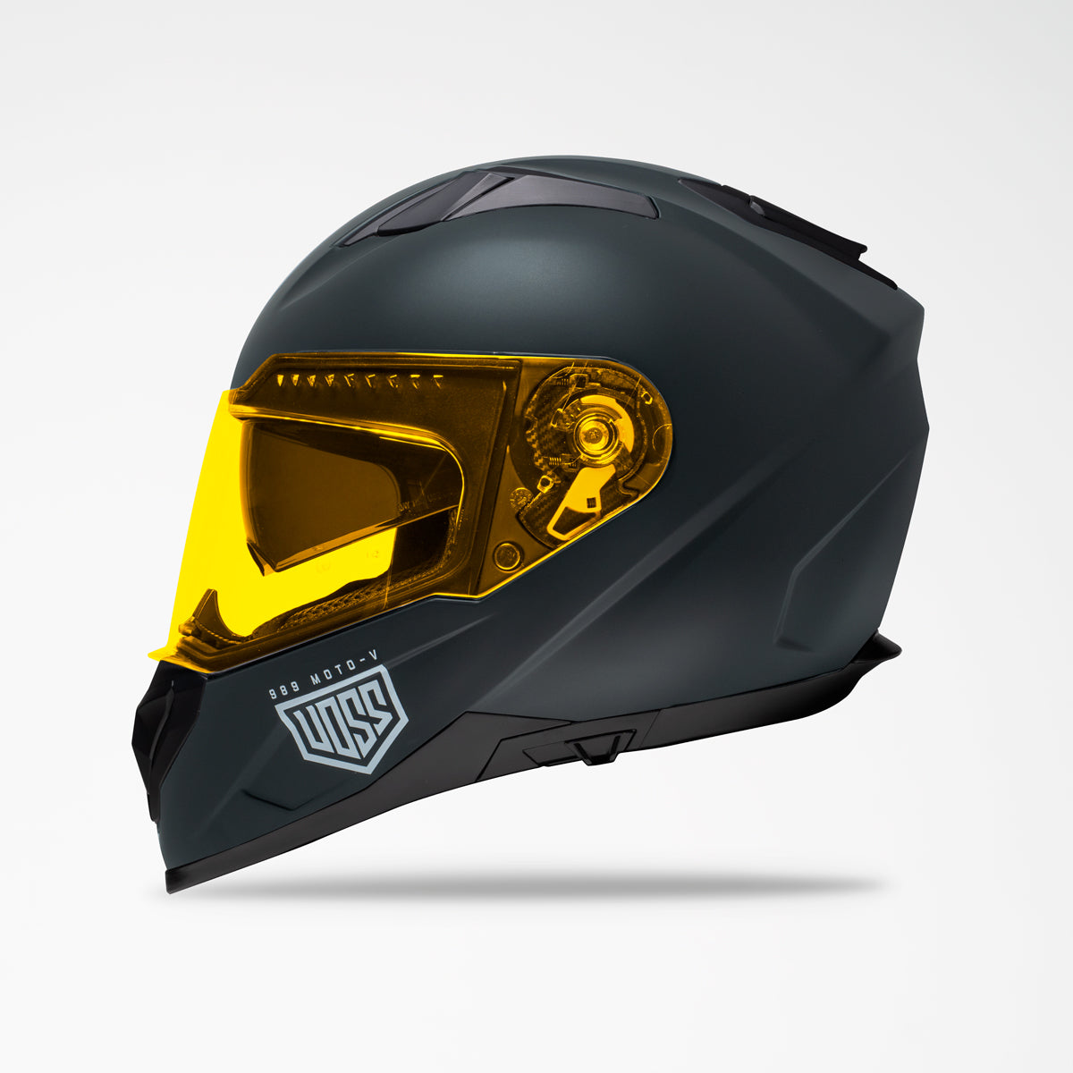 Voss 989 Moto-V Matte Black Helmet