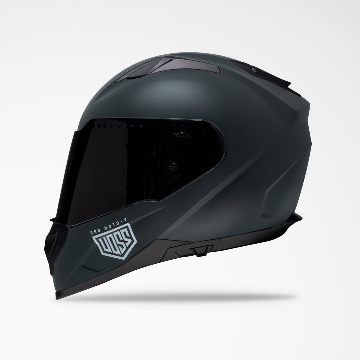 Voss 989 Moto-V Matte Black Helmet