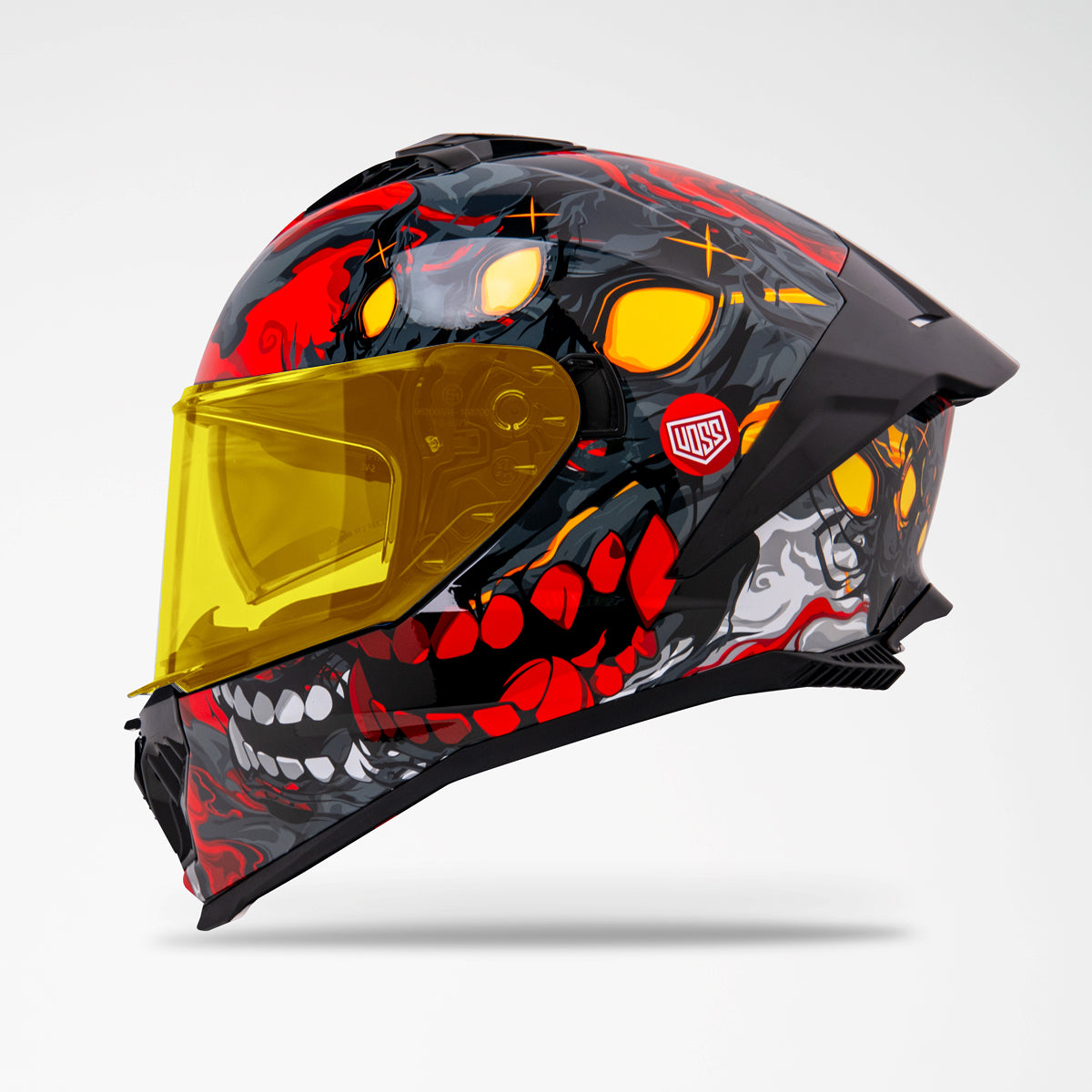 Pre-sale / Voss 993 Moto-S Gloss Bogeyman Helmet
