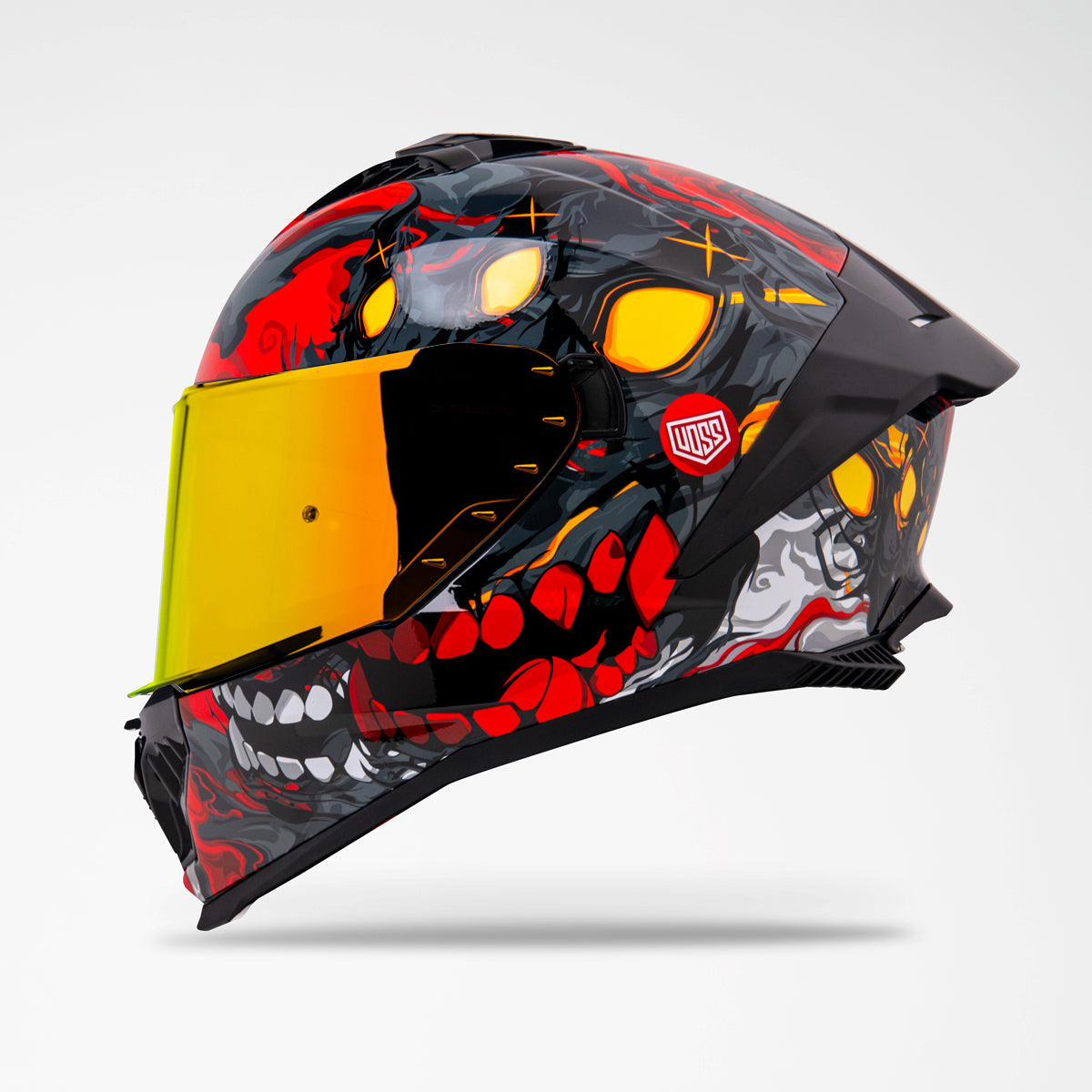 Pre-sale / Voss 993 Moto-S Gloss Bogeyman Helmet