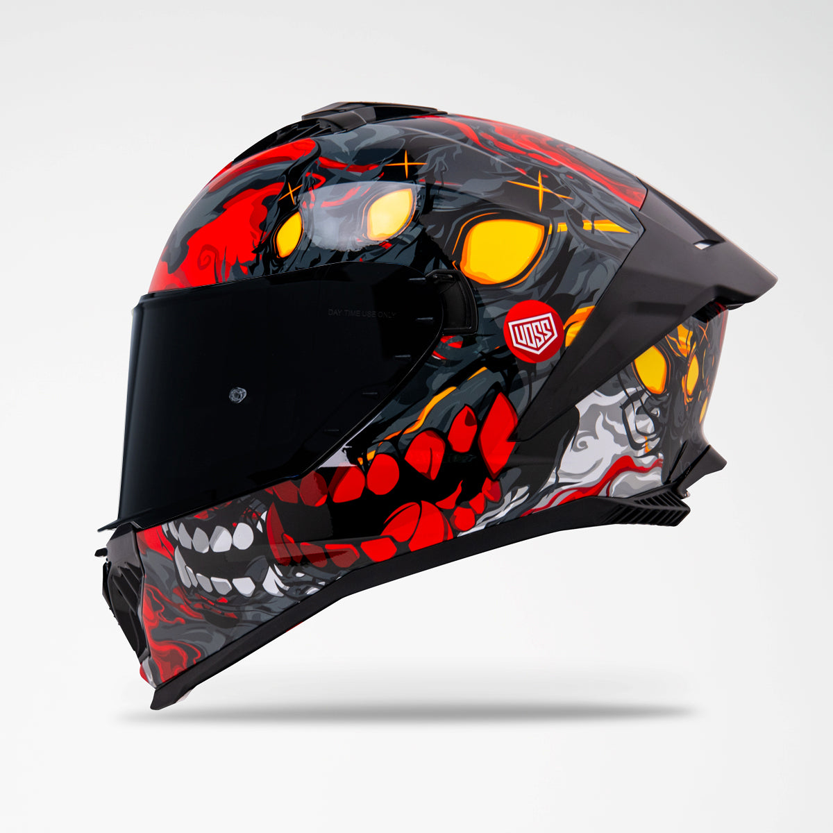 boss novelty motorcycle helmets Motorcycle Helmet with Spoiler