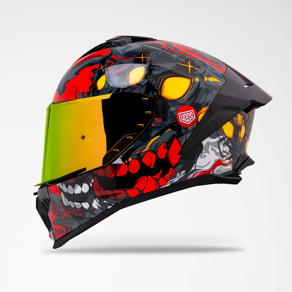 gi motorcycle helmet Motorcycle Helmet with Spoiler