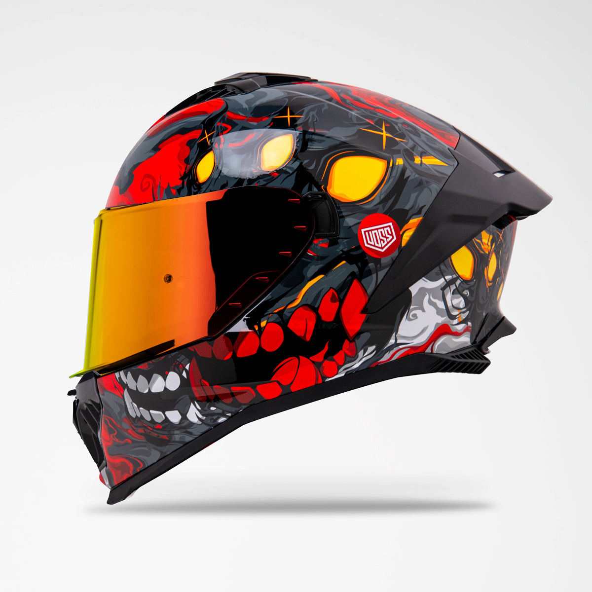 Pre-sale / Voss 993 Moto-S Gloss Bogeyman Helmet