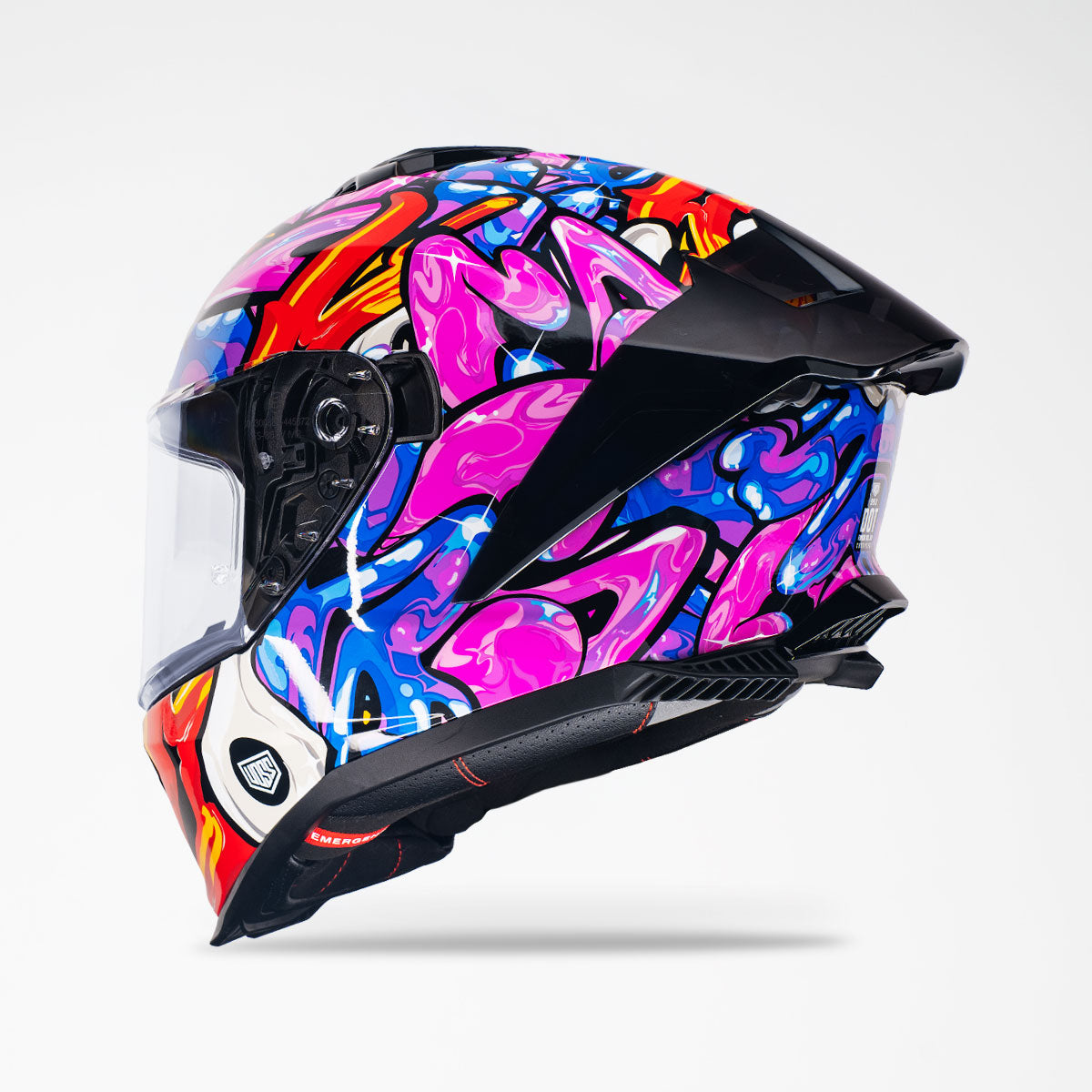 Pre-Sale | Voss 993 Moto‑S Bubble Tea Full Face Helmet | Gloss, Pinlock Prepared