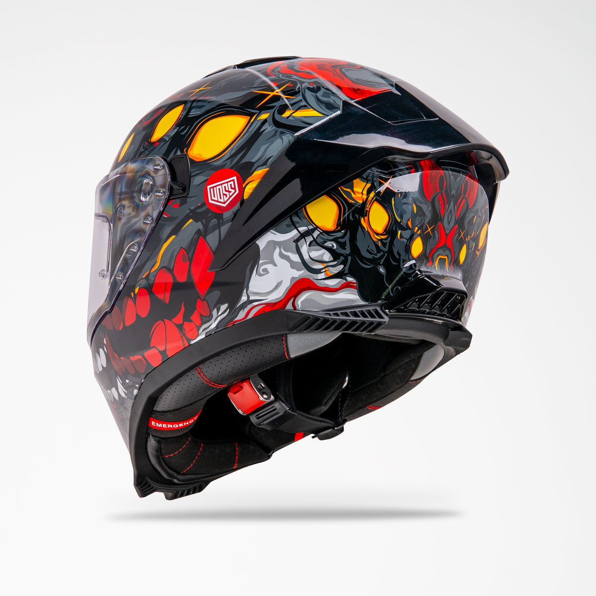 Pre-sale / Voss 993 Moto-S Gloss Bogeyman Helmet