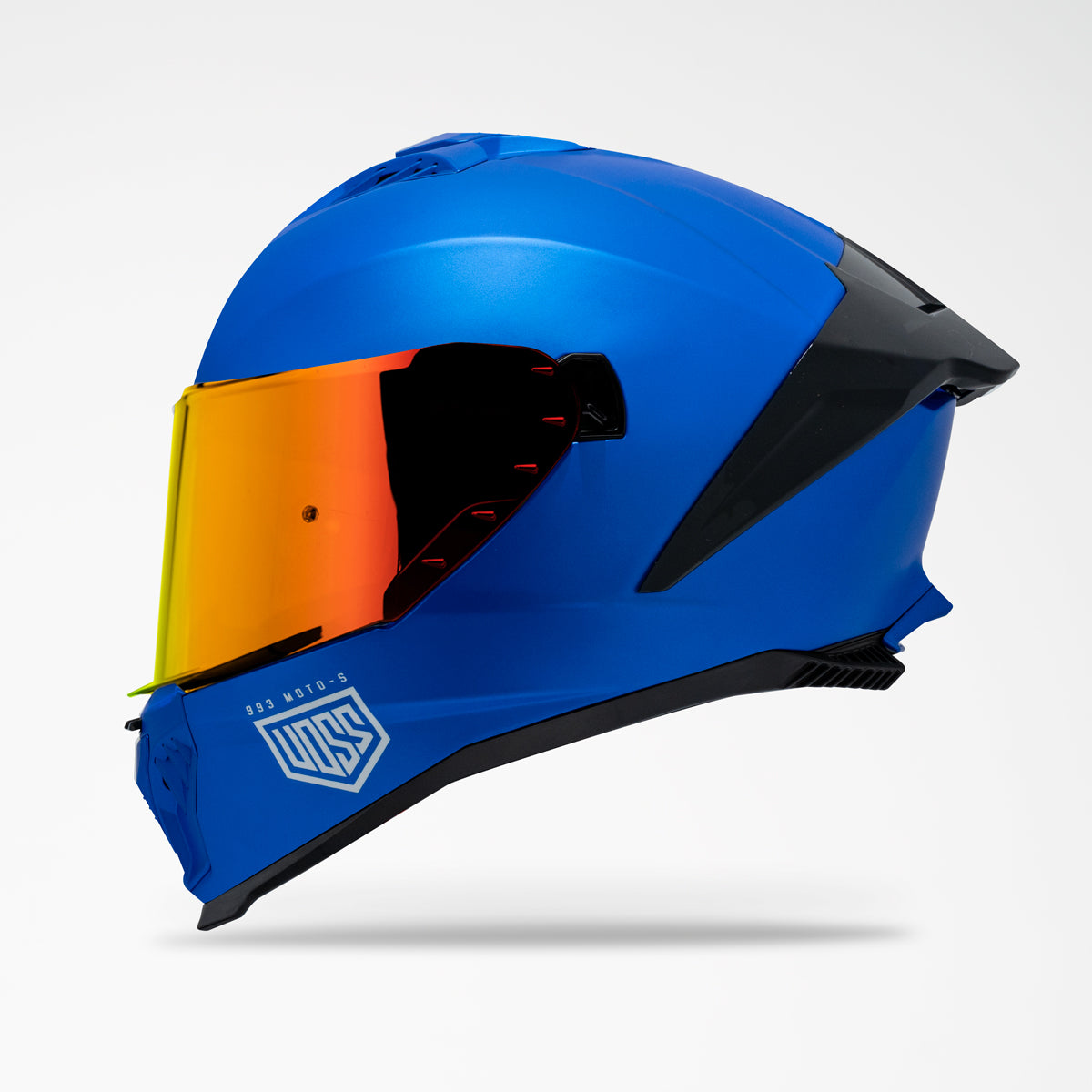 Blue Motorcycle Helmet