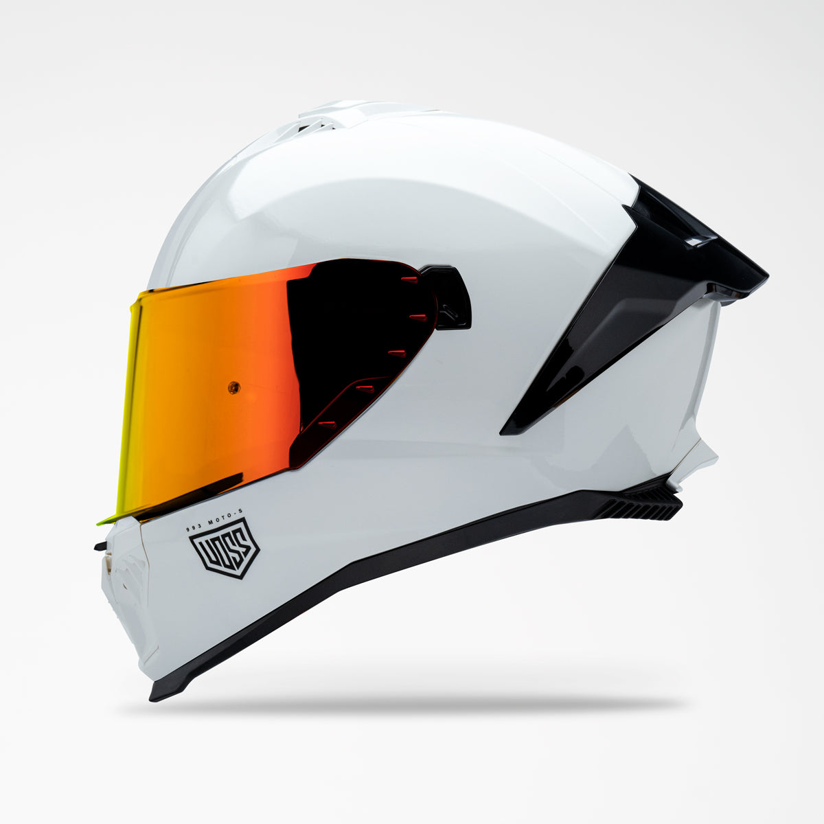 Voss 993 Moto-S Gloss White Helmet